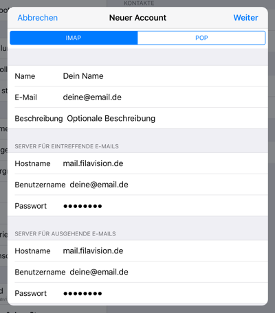 Wie rufe ich meine Emails ab?